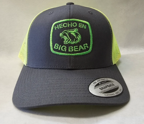 Grey/Safety Green Hecho En Big Bear