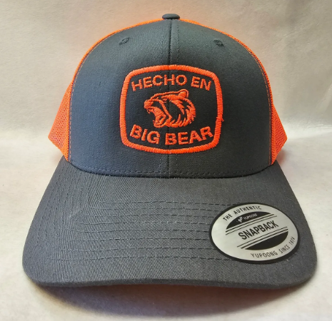 Grey/Safety Orange Hecho En Big Bear