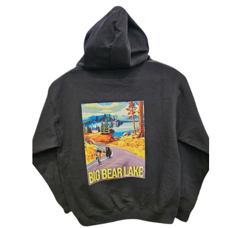 Hoodie with Colorful Bike and Bear