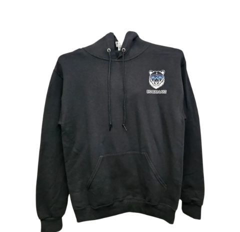 Hoodie with White Bear with/Blue Googles
